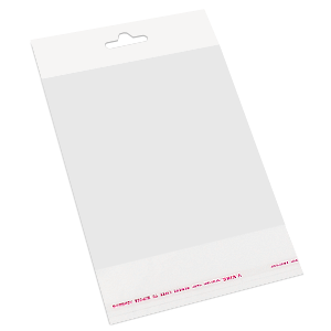 Пакеты BOPP c подвесом Пакеты BOPP c подвесом