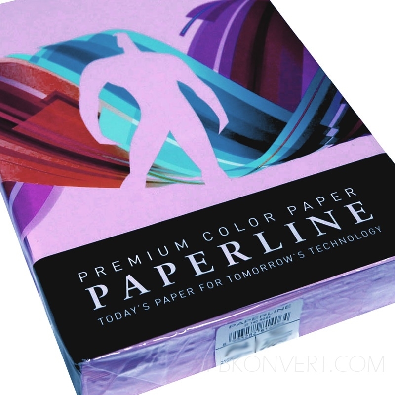 Ярко-сиреневая цветная бумага А4 (210х297 мм) 160 гр. 250 листов Paperline274/A4160 - фото 28994