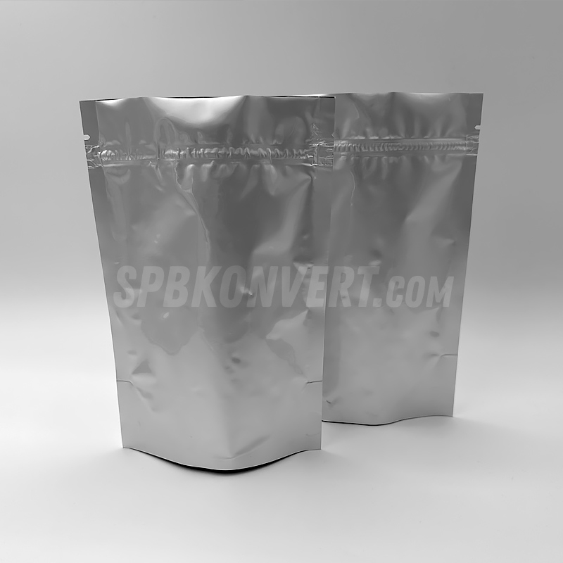 ФОЛЬГИРОВАННЫЙ ПАКЕТ ДОЙ-ПАК 280*380+60 мм, zip-lock D2508