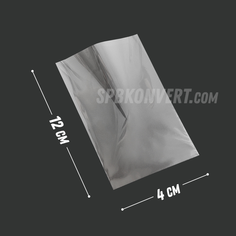 ПРОЗРАЧНЫЙ ПАКЕТ БОПП 6х8 см полипропиленовый без клапана PP60/80