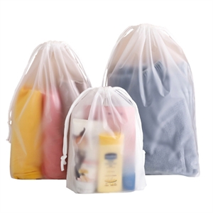 ПАКЕТ С БЕЛЫМИ ЗАВЯЗКАМИ ШНУРКАМИ 30*40 см | Матовый EVA полиэтилен 50 str30/40/white