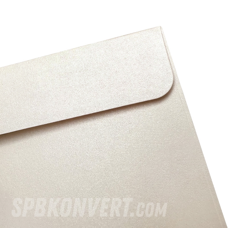 IVORY PEARL 170х170 мм конверт слоновая кость металлик | 100 г/м² M-170-ivory