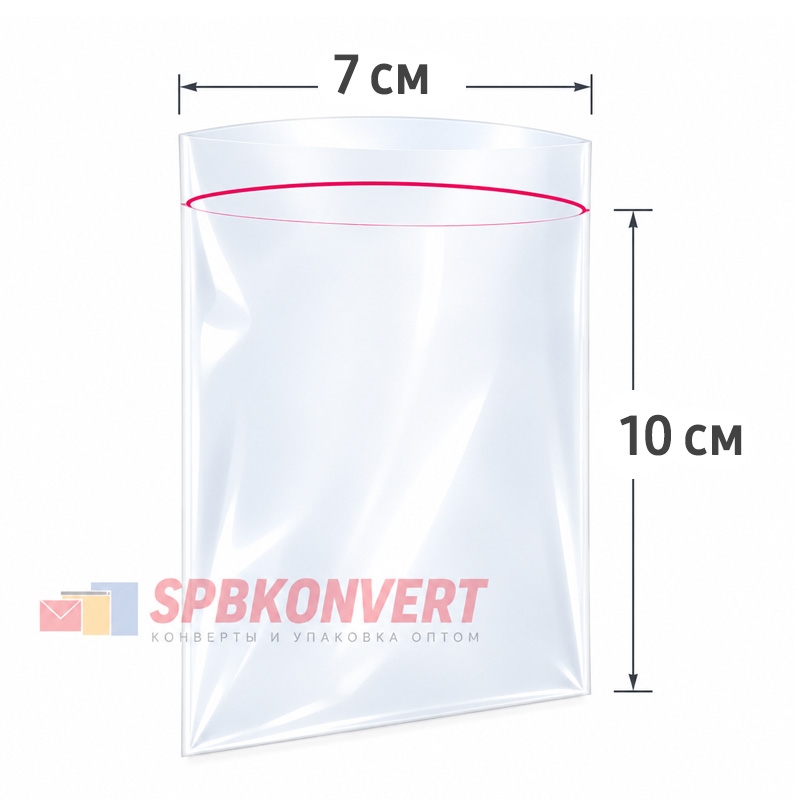 ПАКЕТЫ ZIP-LOCK 7*10 см 30 мкм ZIP30.7х10