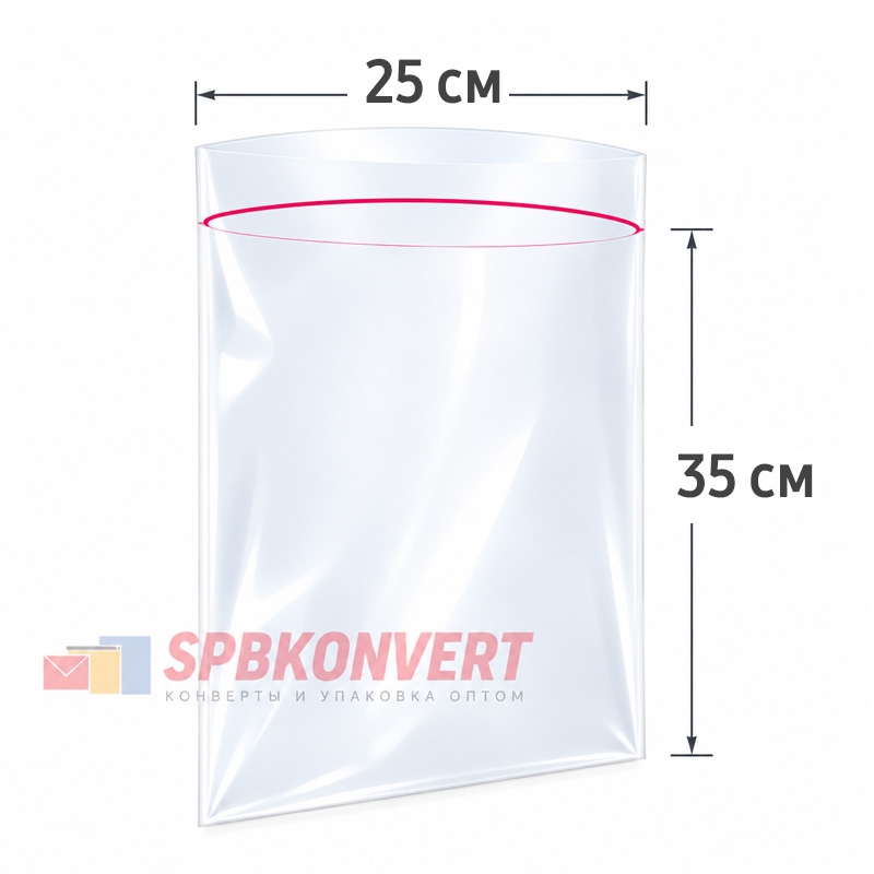 ПАКЕТЫ ZIP-LOCK 25*35 см 30 мкм ZIP30.25х35