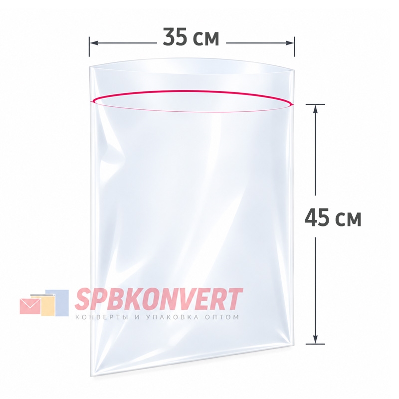 ПАКЕТЫ ZIP-LOCK 35*45 см 30 мкм ZIP30.35х45