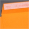 Оранжевый квадратный конверт 160х160 мм | 120 гр/м2 A605