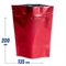КРАСНЫЙ ПАКЕТ ДОЙ-ПАК 135*200+40 мм металлизированный матовый zip-lock D3001