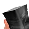 ЧЕРНЫЙ МАТОВЫЙ ПАКЕТ ДОЙ-ПАК 80*120+30 мм, металлизированный зиплок D2316