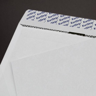Белый офсет, 80 гр/м2, Прямой клапан, Лента, Для почтовых отправлений Отрывная лента PostSec (защитные просечки)