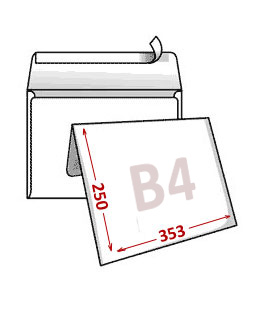 конверт формата Б4